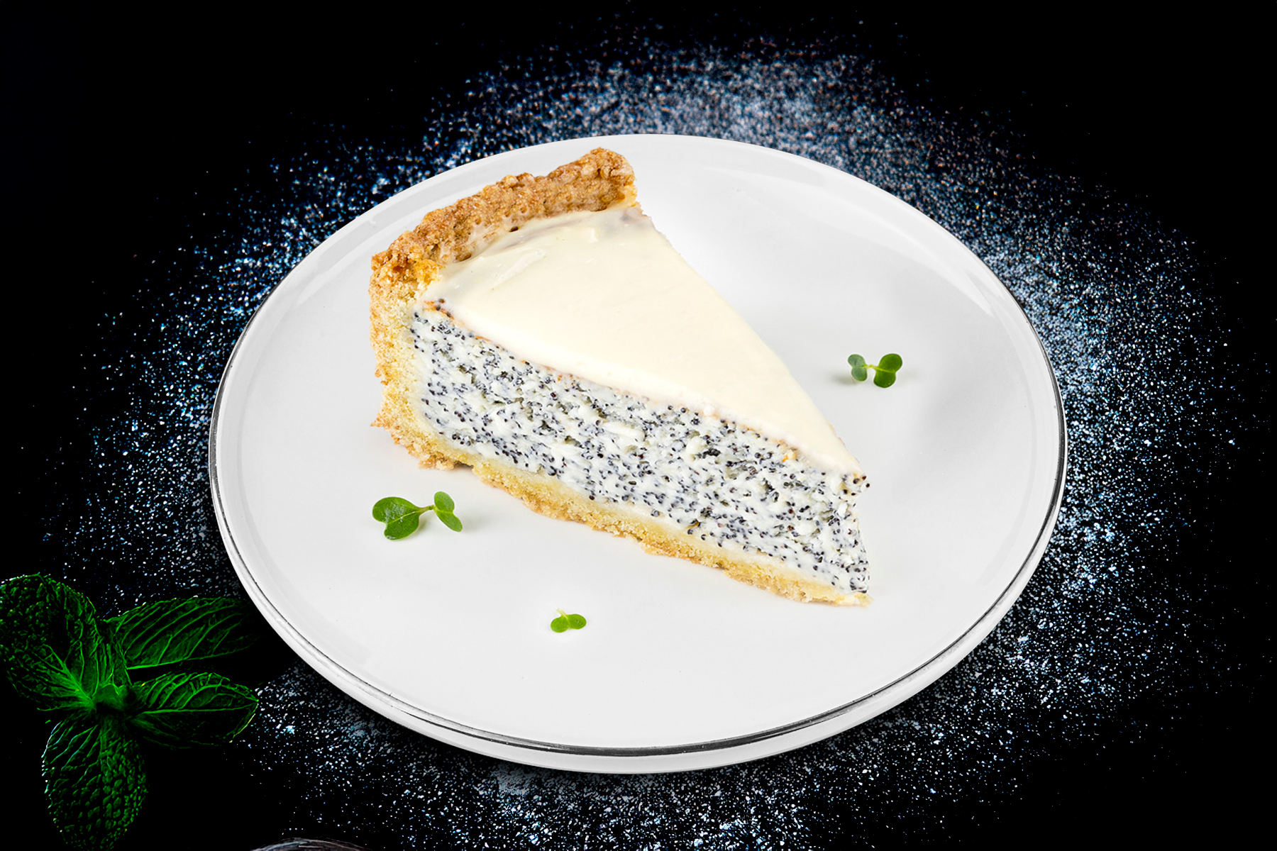 Домашний маковый чизкейк