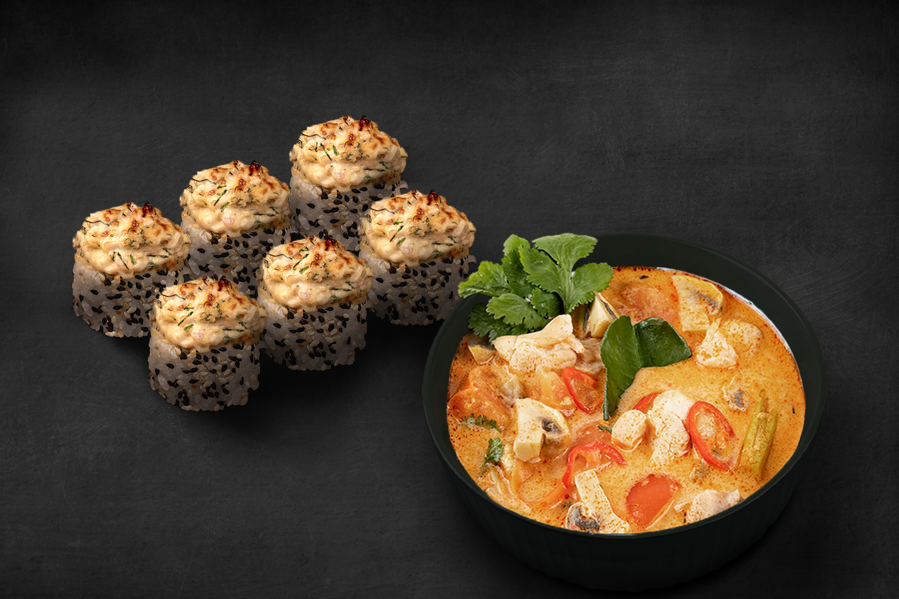 Ланч Том ям и ролл